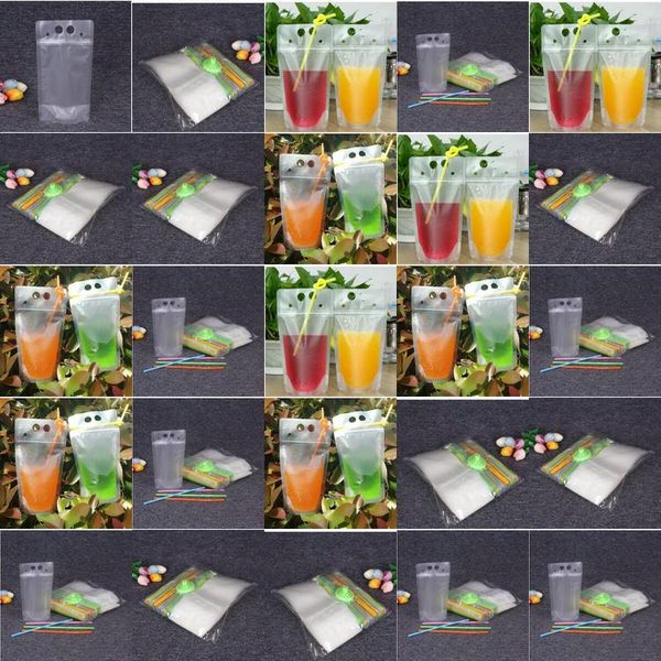 

us stand up juice drink bag packaging bag spout pouch for beverage liquid juice milk coffee candy beans nutsaran wrap 500ml bwkf ceydb