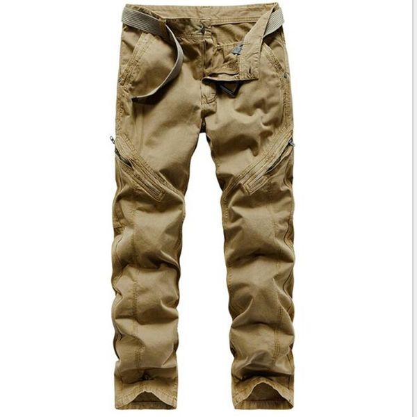 

men's pants design loose cargo overalls hip hop cotton trousers hiphop men baggy army green khaki black dark grey