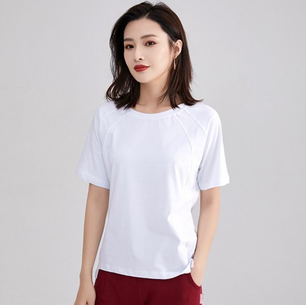 

cvdar summer clothing korean short-sleeved loose t-shirt t-shirt 2020 summer women's new ins fashion korean round neck all-match bottom, White