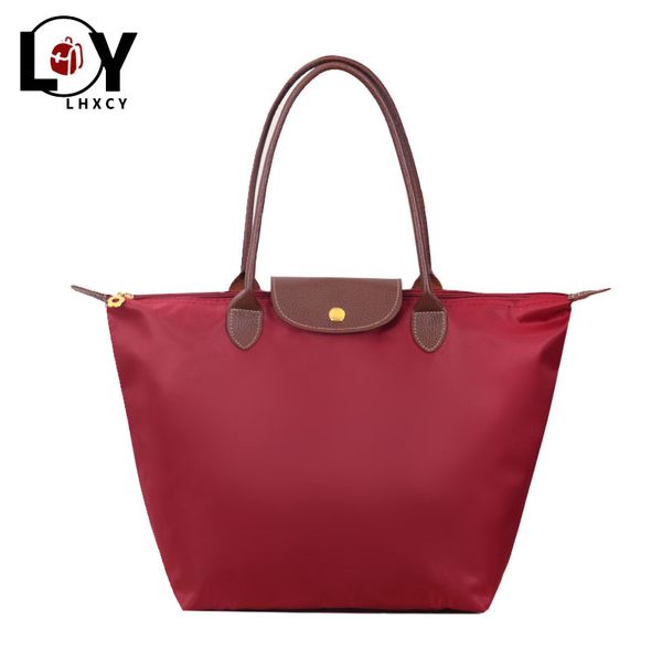 

large capacity oxford cloth shoulder shopping bag beach tote bag designer nylon purses and handbags luxury big size shopping bag cx200716