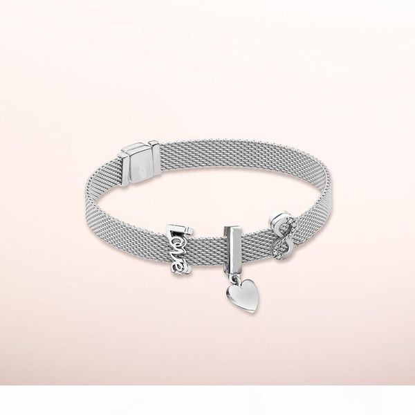 

925 sterling silver rose reflection logo clip charm reflection crown clip eternal charm for designer style bracelet set, Golden;silver