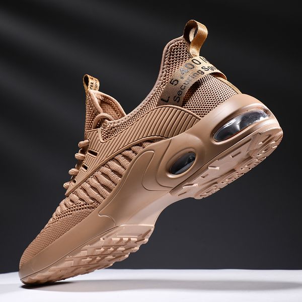 

sneakers men outdoor sports breathable men vulcanized shoes lace up air cushion shoes fashion casual no-slip driving 46