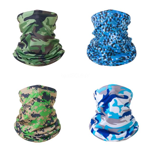 

leaf camouflage skeleton seamless magic headband bandana army tube neck man face mask bicycle head scarf headwear#161, Black