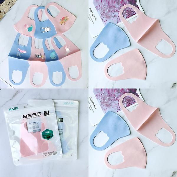 

fashion cartoon washable children mouth mask kids face mask girls dust masks pm2.5 outdoor environment mouth masks facial respirator gofrv