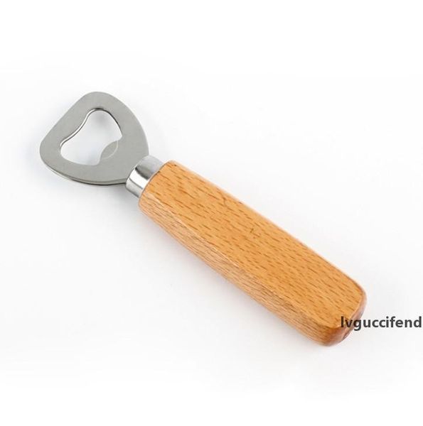 

wooden handle handheld bottle opener wine beer soda glass cap bottle opener cerative kitchen bar tools