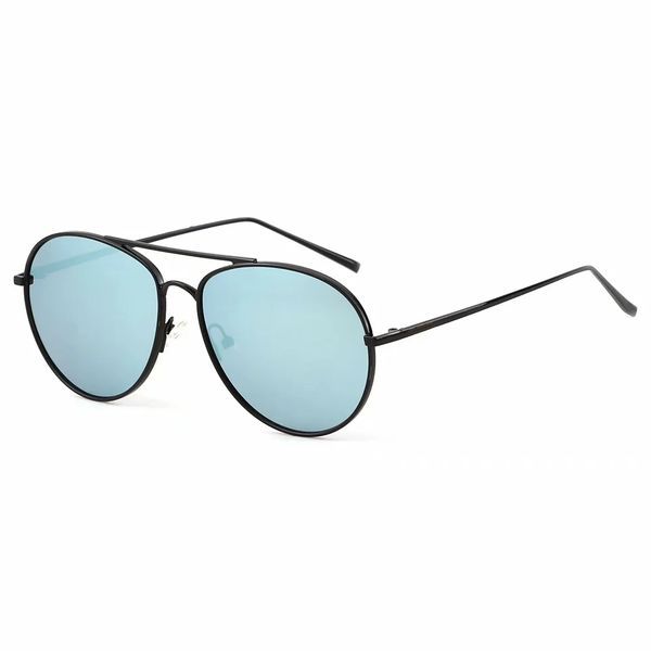 

new 2020 pilot men women sunglasses uv400 protective polarized glasses metal frame 9 color with packaging box case cloth, White;black