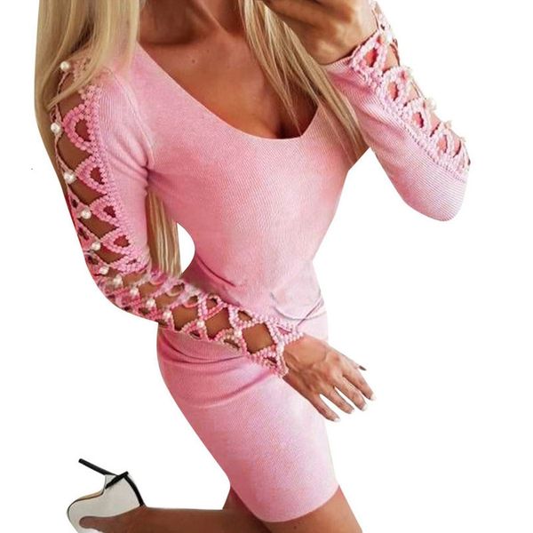 

горячий высокое качество polyseter женщины solid sexy бисероплетение выдалбливают bodycon вечернее платье платье партии женщин летний новый, Black;gray