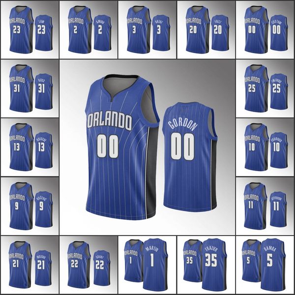 

orlando magic men markelle fultz nikola vucevic evan fournier aaron gordon mo bamba icon nba blue custom jersey, Black