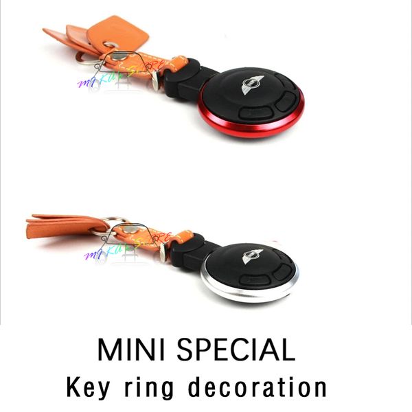 

car auto alloy key rings key trim chain for mini cooper clubman countryman r56 r57 r58 r60 r61 car accessories keychain, Silver
