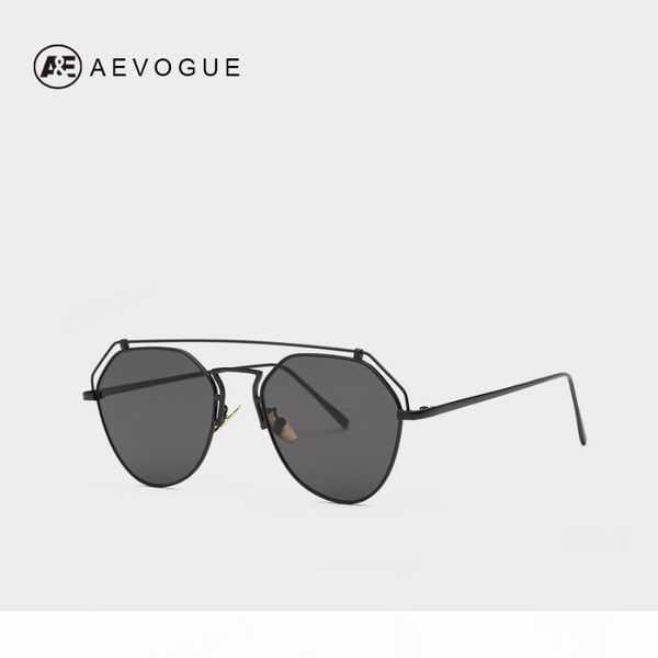 

aevogue sunglasses women brand designer summer style mirror double-bridge metal frame luxury sun glasses uv400 ae0405, White;black