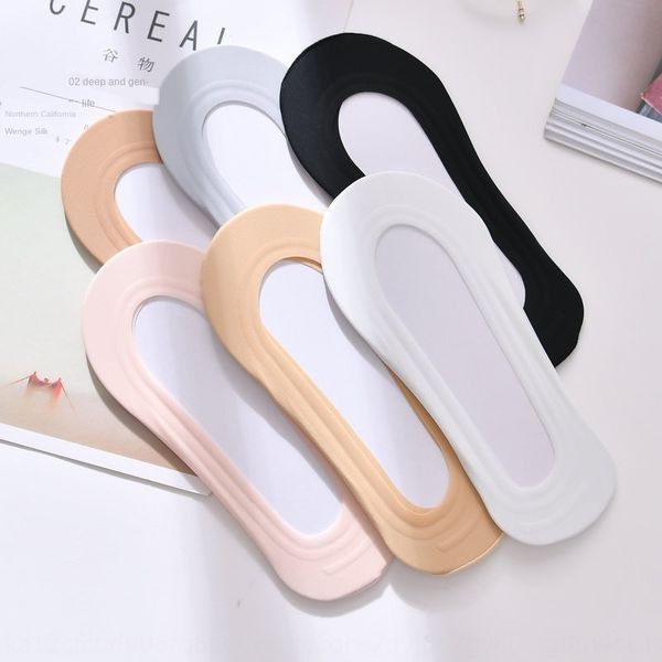 

women tutu ice silk cotton boat invisible boat invisible socks women's socks, Pink;yellow