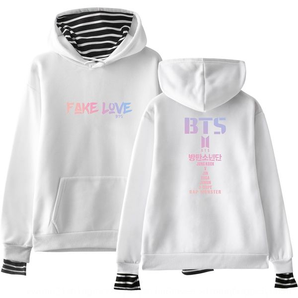 

fake команды свитер sweaterlove примерно в то же стиле должны помочь играть песни одежды поддельный двухсекционный с капюшоном свитер, Black