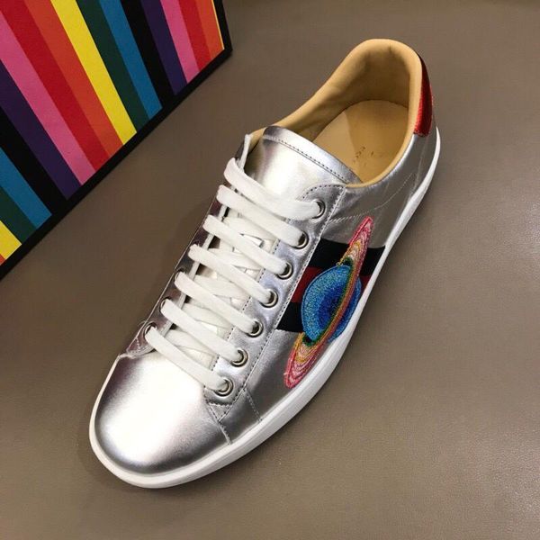 

2019u new summer low-cut lace white shoes fashion tide shoes casual sports shoes original box packaging 38-4411, Black