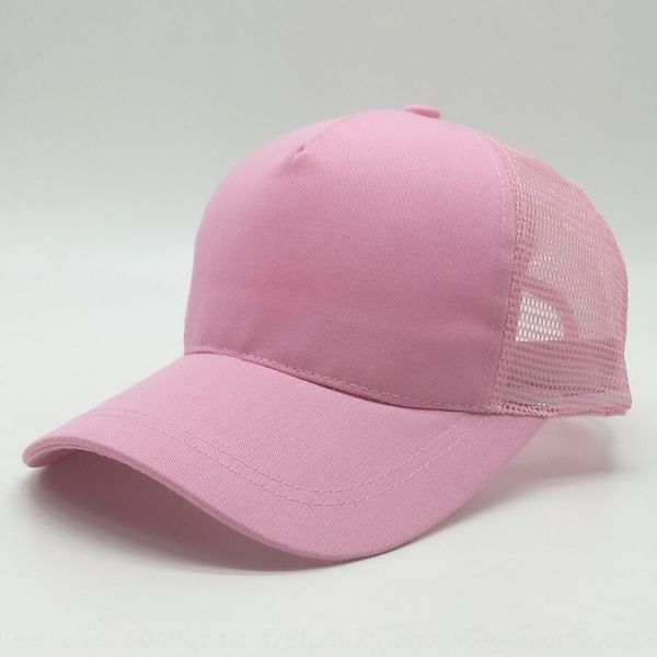 

women's pure cotton ponytail braid open mesh cap solid baseball cap baseball hat color hat, Blue;gray