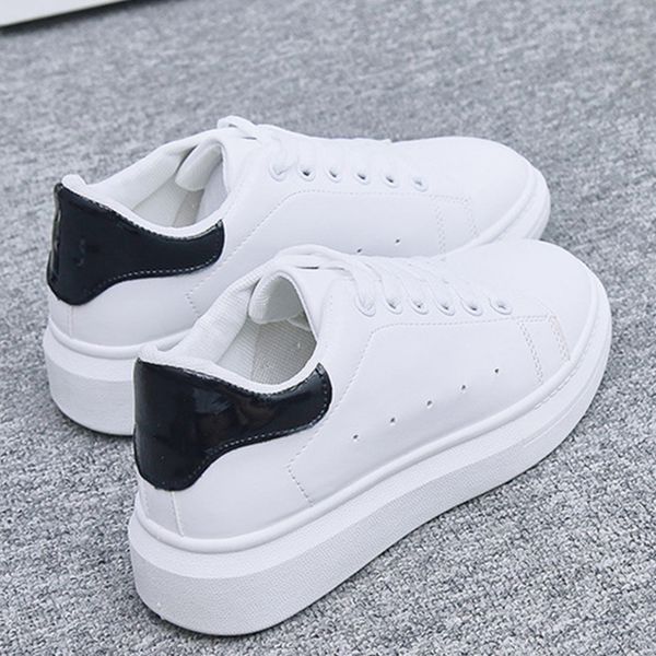 

platform sneakers women shoes 2020 chunky sneakers lace-up white shoes woman trainers basket femme feminino
