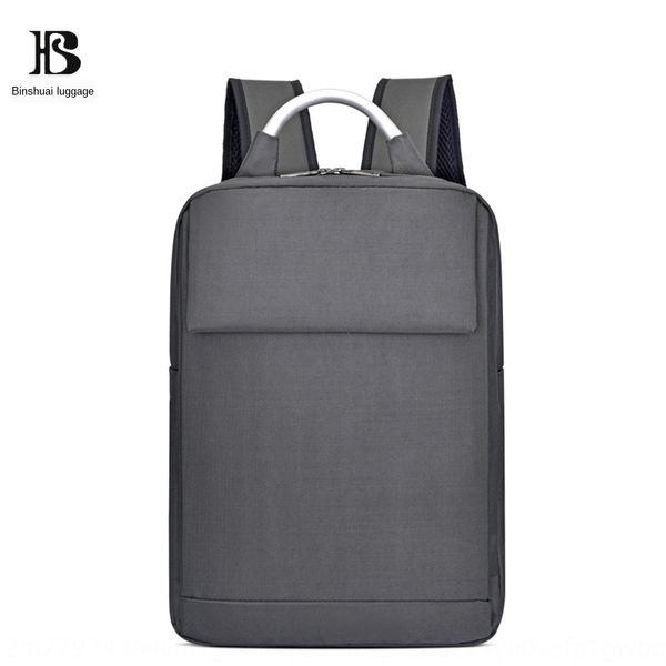 

8hnon aluminum handle nylon computer simple middle school student wo men's aluminum handle nylon computer bag backpack simple middle sc