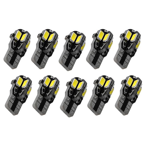 

t10 194 168 w5w 5730 8 led smd white car interior side wedge light lamp bulb