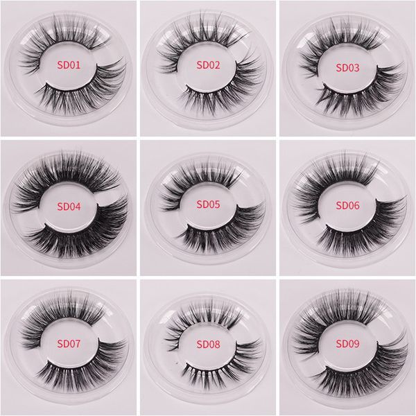 

synthetic lashes only tray 3d series synthetic false eyelashes 20pairs/lot long wispies fluffy multilayers eyelashes cruelty-extension