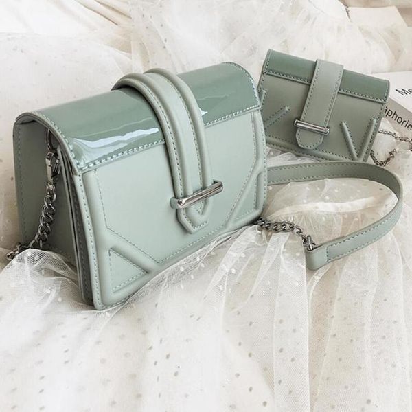 

elegant female mini flap square bag 2020 summer new quality leather womens designer handbag lock shoulder messenger bag