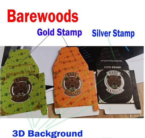 

quality untouched barewoods bare 710 extracts paper packaging box for wax concentrate distillate premium trim nug run live resin ce2007 cide