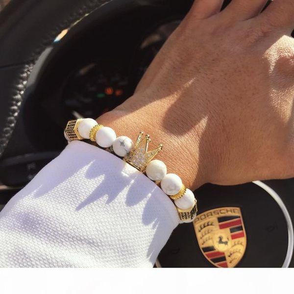 

f royal natural matte agate stone beaded handmade healing energy wrist bracelet for men and women medium, Black