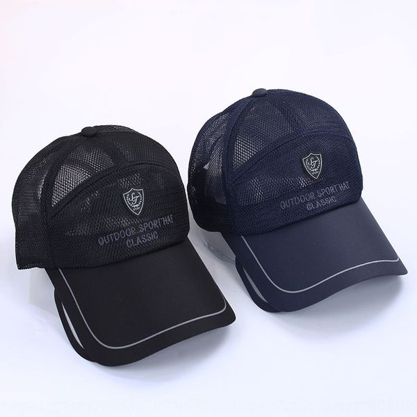 

hat men's outdoor sunscreen baseball baseball all-match sunscreen hat long eaves cap fishing cap mesh breathable, Blue;gray