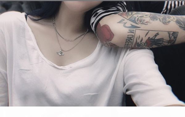 

женские украшения 2019 в начале лета новая мода ретро взрыв крыла ангела ожерелье classicon, Silver