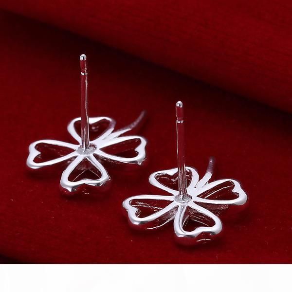 

g 10 pairs diffrent style women 's 925 silver earrings gte2 ,high grade wholesale fashion sterling silver stud earrings, Golden;silver