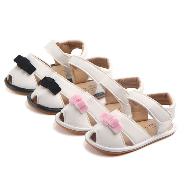 

New sandals bowknot baby shoes soft bottom baby shoes princess shoes toddler 0-1 years old summer