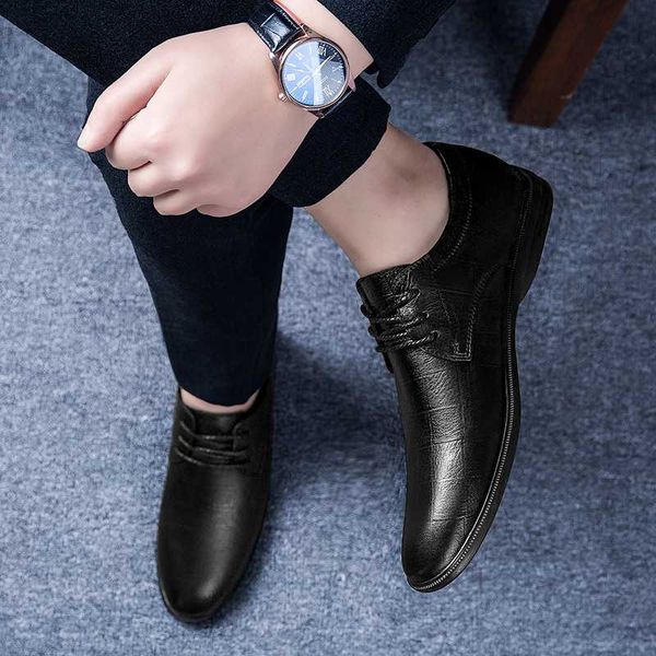 

men casuales cuero loafers sapatos shoe causal mens zapatos male 2020 shoes leisure hombre sapato leather sport sneakers sale, Black