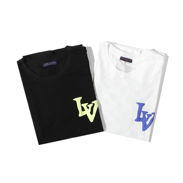 

20ss brand mens t-shirts t shirt for men with branded letters designer shirts luxury short sleeve tshirt brand mens clothing tee, Black;brown