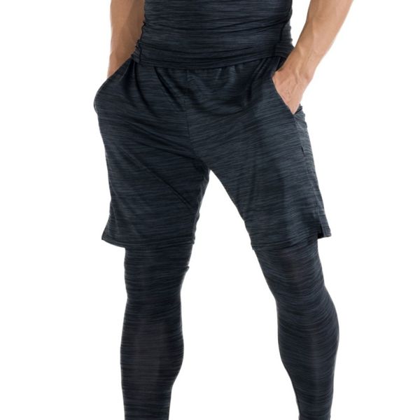 

outdoor sports workout running shorts 2020 outdoor sports men's fitness shorts quick-drying sweatpants black, Black;blue