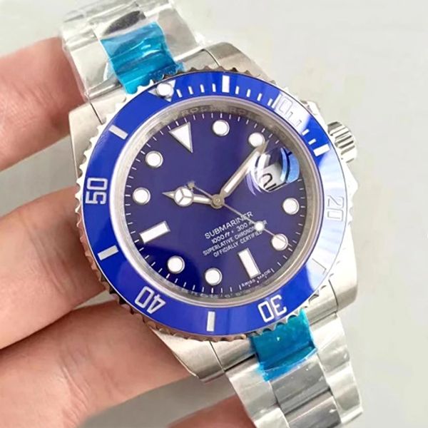 

casual 40mm sapphire glass hulk green anniversary ceramic bezel limited 116400 sub stainless glide lock automatic mechanical mens watches 3a, Slivery;brown