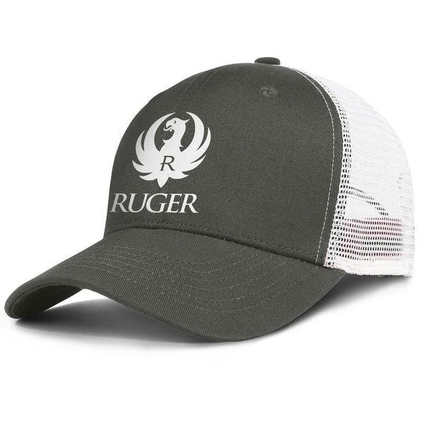 

ruger arms makers for responsible citizens mens and women adjustable trucker meshcap golf cool cute classic baseballhats 1949 logo gray, Blue;gray