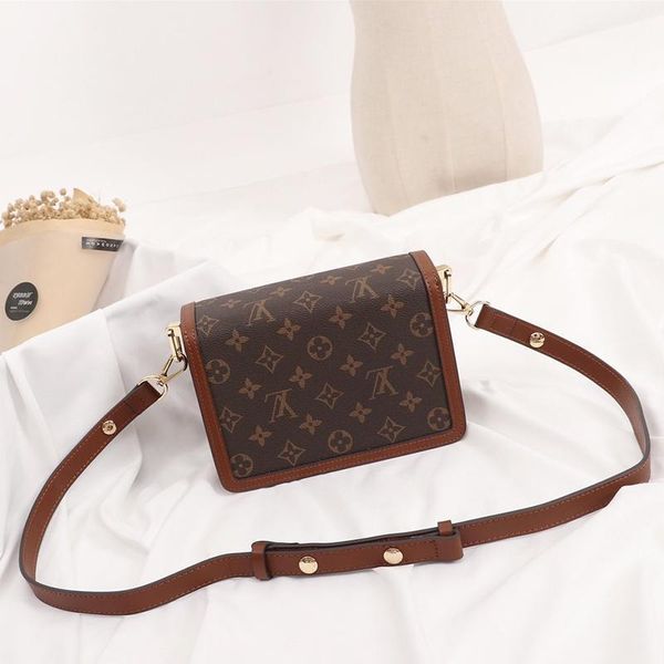 

new drop ship womens leather shoulder small flap crossbody bags chain designer luxury womens bag vintage classic shoulder bag messenger bag