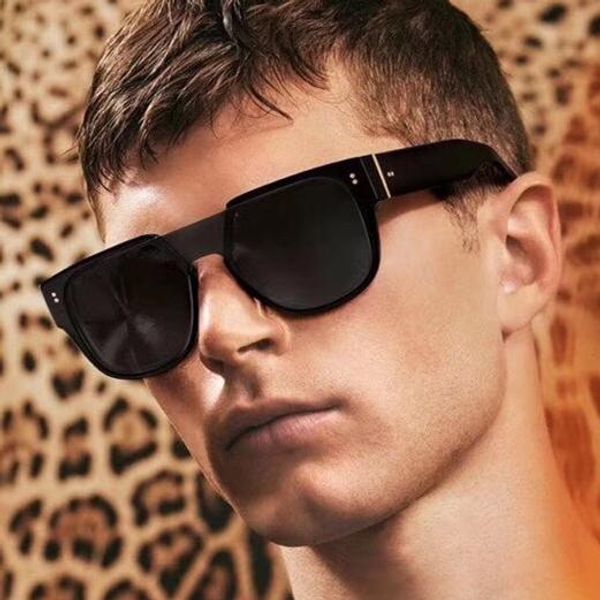 

4356 дизайнерские солнцезащитные очки для мужчин мода популярных ретро стиль uv защиты объектива безрамное top quality free come with пакета, White;black