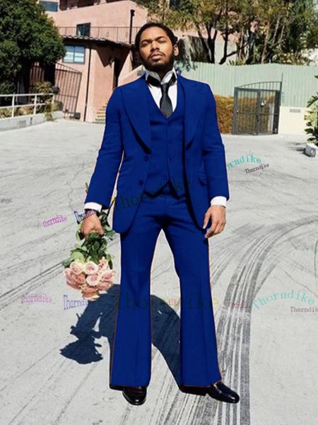 

thorndike mens suits party costume slim fit suits classic design royal bluetuxedos prom suit blazer pants vest for wedding, White;black
