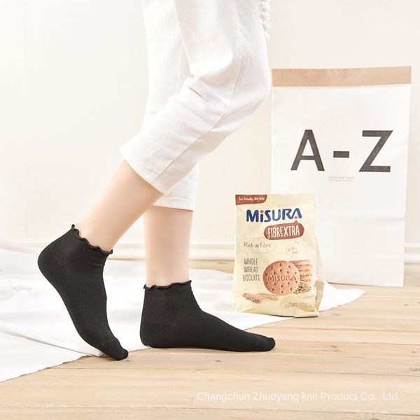 

spring-summer boat lace frilled boat jing se women socks fresh cute lace women socks, Pink;yellow