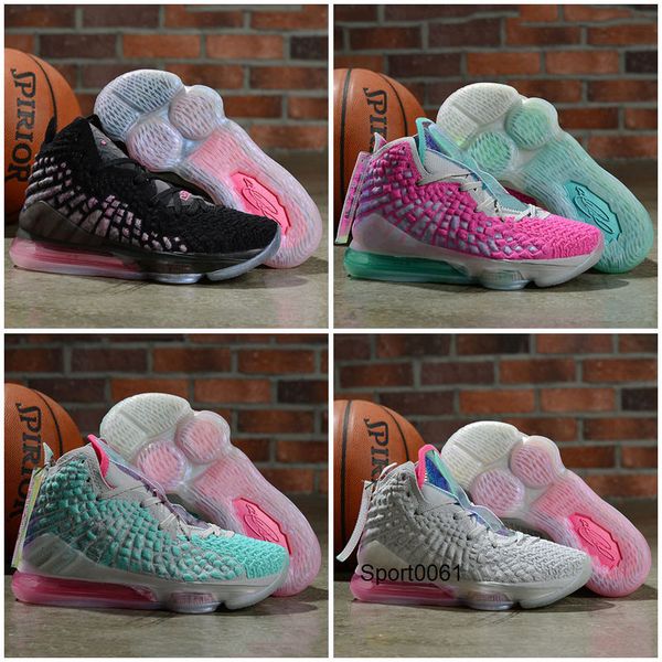 

new mens lebrons 17 xvii basketball shoes for sale lebron james 17s mvp bhm oreo kids women sneakers shoes, Black