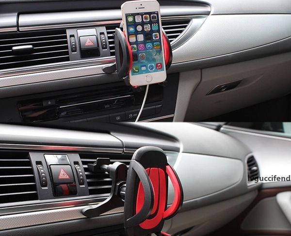 

universal car phone holder 360 degree adjustable car air vent mount gps stand smart phone holder for iphone samsung xiaomi