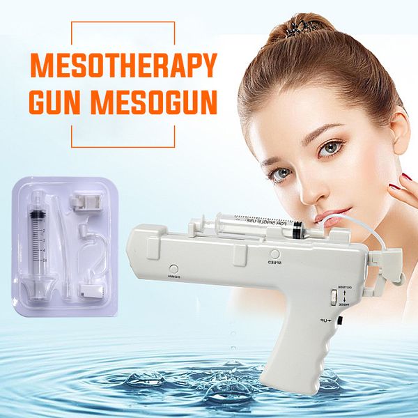 

25d ванадий титана кристалл injection gun мезотерапия омоложение удаление морщин красоты машины нет иглы для ухода за кожей инструмент, Black;white