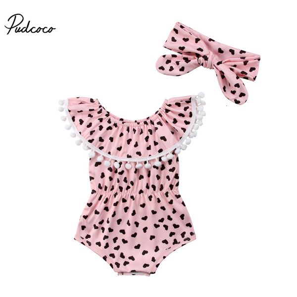 

new born body bebe girl summer clothes newborn off shoulder ruffles bodysuit with headband 2 pcs baby girl clothes infant, Blue