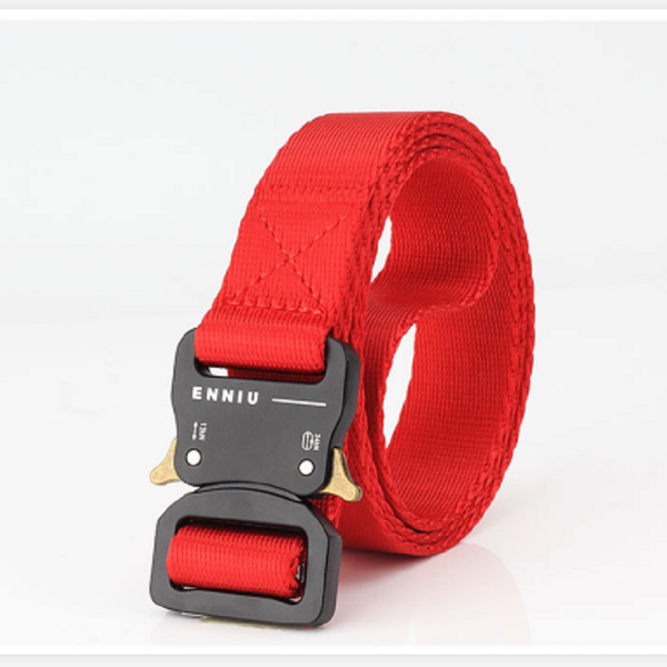 

waist support canvas nylon belt casual outdoor cowboy narrow 3cm men's and women's sports, Black;gray