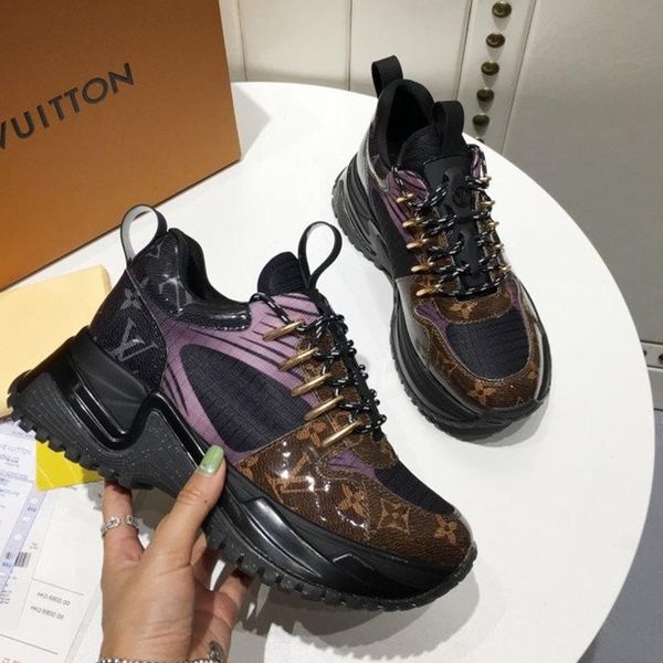 

055 new designer luxury women's casual fashion shoes, women's outdoor casual shoes, high-quality materials, with original box, Black