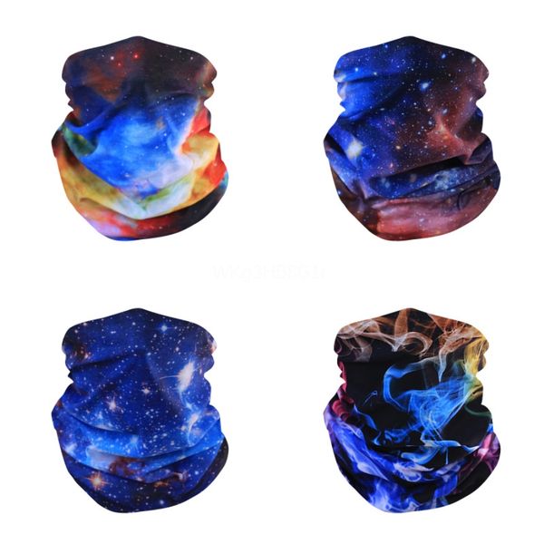 

designer women silk magic scarf face mask 14 styles chiffon handkerchief outdoor windproof half face dust-proof sunshade masks #284#823, Black