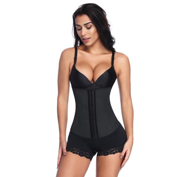 

women's shapers women latex bulifter panties fajas bodysuit steel bones waist trainer comfortable breathable slimming shapewear tummy c, Black;white