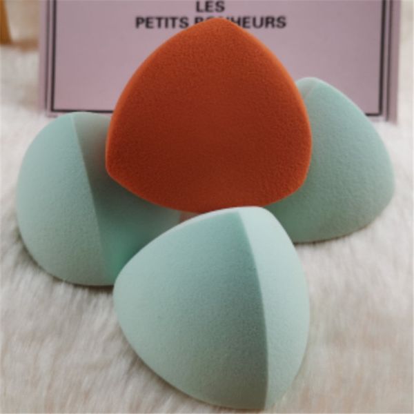 

triangle zongzi patent three-dimensional powder puff with four sides of make-up details