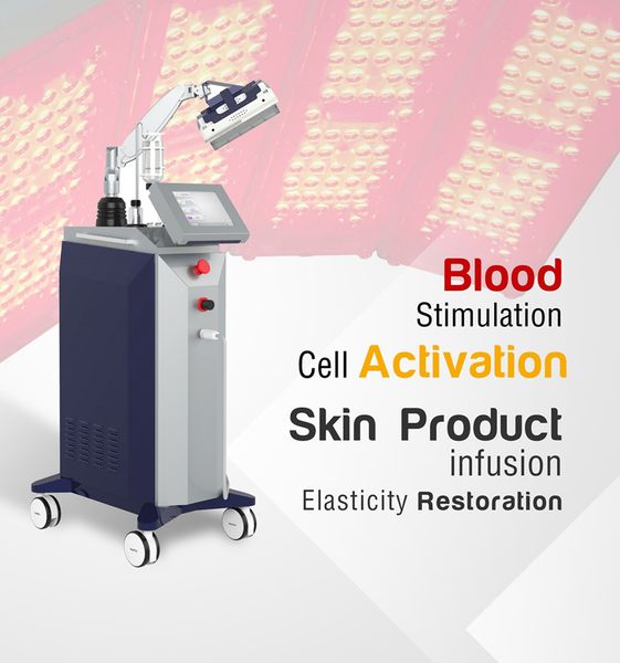 

physical pn pdt led facemask pdt led light therapy beauty machine with 7 color led and mic handles, Black;white