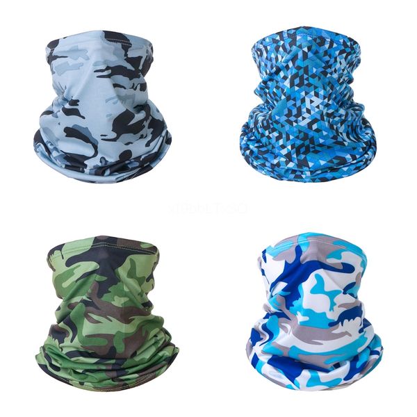 

outdoor sport bandana camouflage scarf fishing cycling tactical hiking elastic er neck gaiter bike face headband scarf#597, Black