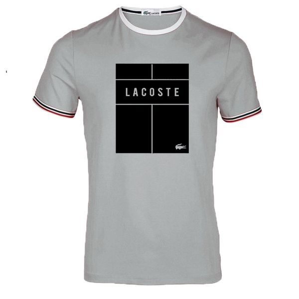 

tracksuits men summer t-shirts breathable suit casual t shirt mens womens short sleeve t-shirt +short pants wild suit07 lac̴oste, White;black